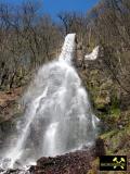 Der Trusetaler Wasserfall bei Trusetal im Thüringer Wald, (D) (1) 15. April 2015.JPG